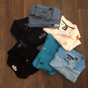 6 Men’s Golf Shirts.